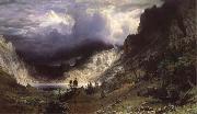 Albert Bierstadt Ein Sturm in den RockY Mountains,Mount Rosalie china oil painting reproduction